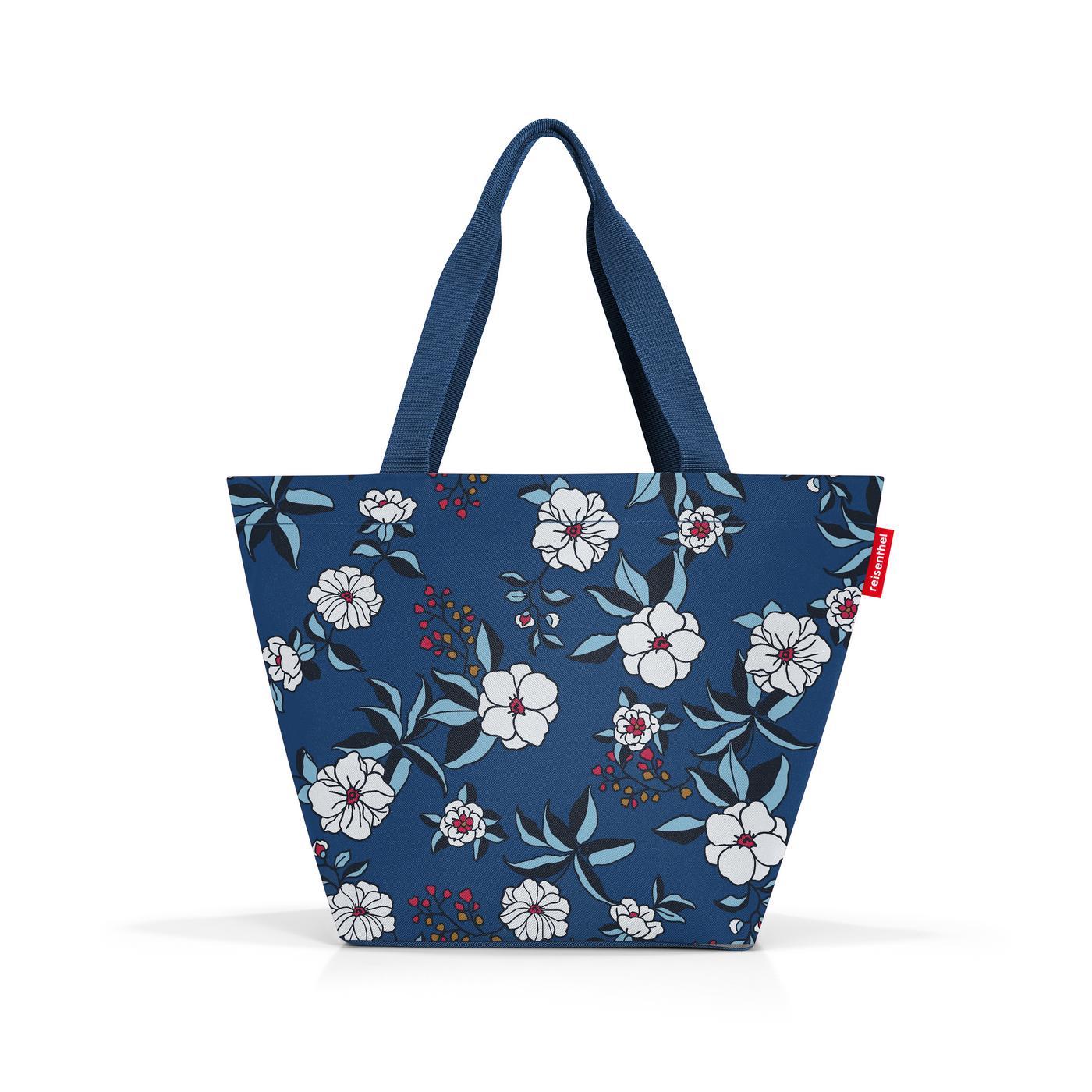 Nákupní taška přes rameno Reisenthel Shopper M Garden blue