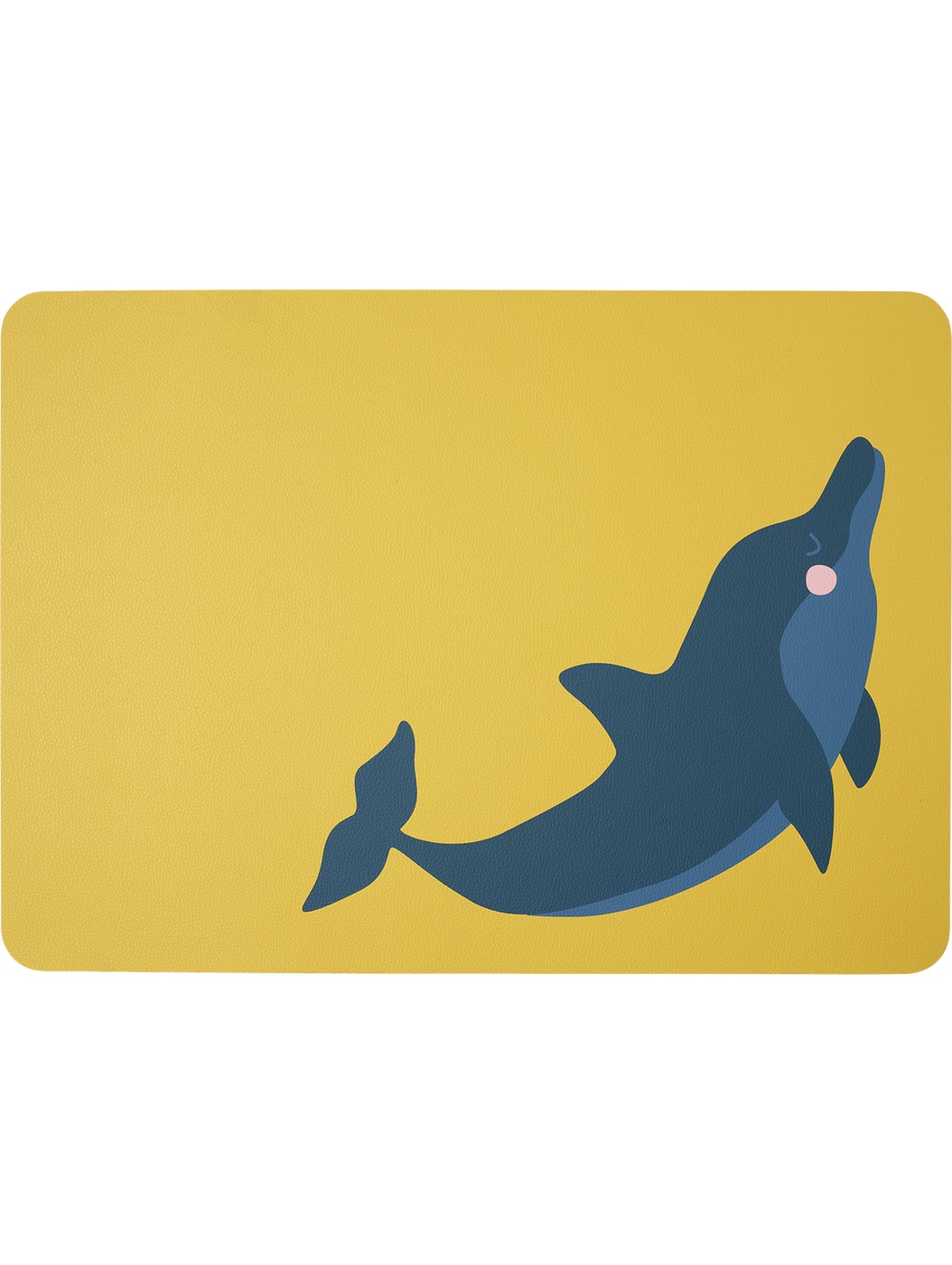 Dětské prostírání 46x33 cm s motivem delfína COPPA KIDS WILDLIFE ASA Selection - žluté