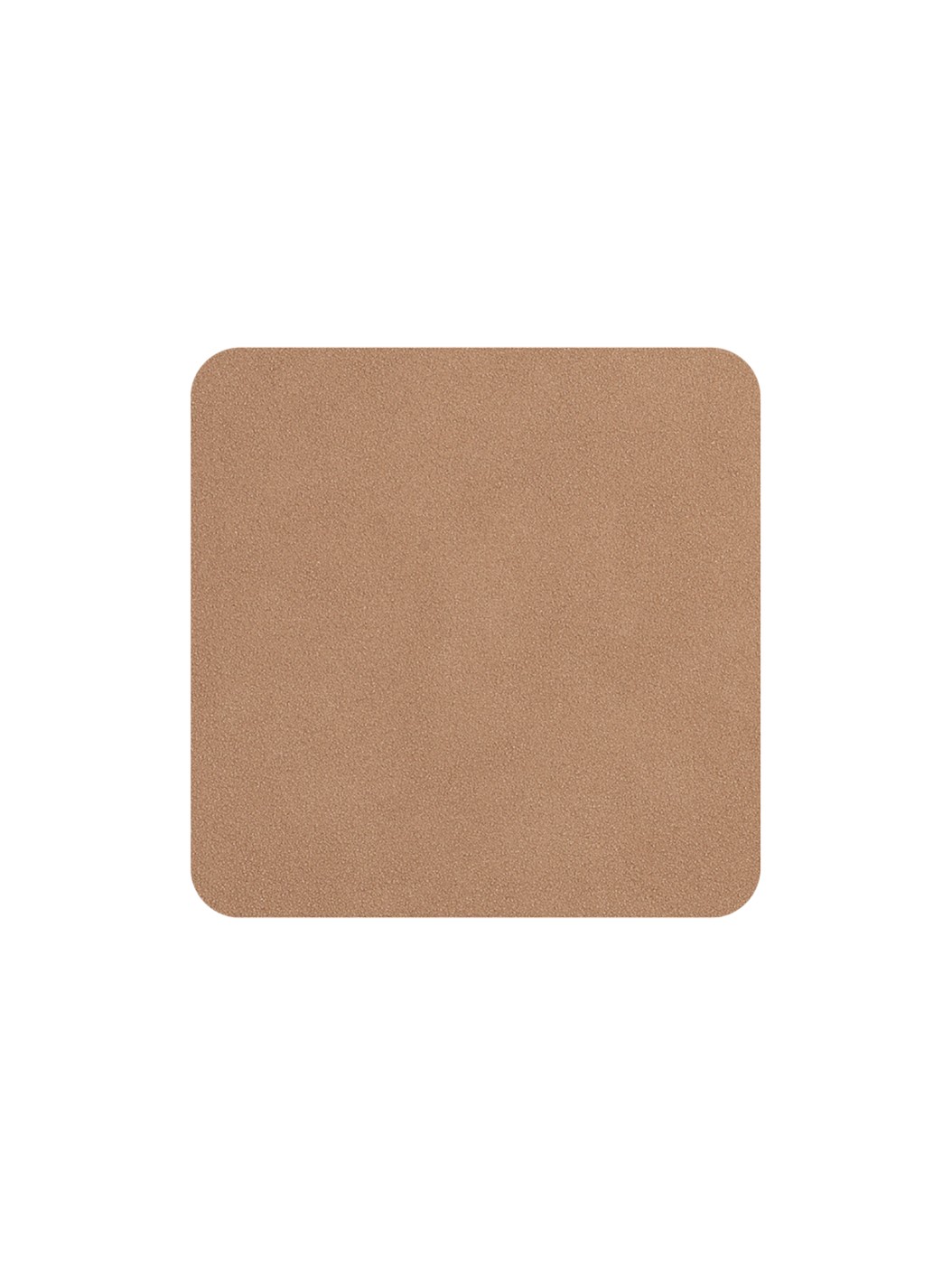 Sada 4 ks podtácků z imitace kůže 10x10 cm SOFT LEATHER ASA Selection - světle hnědá