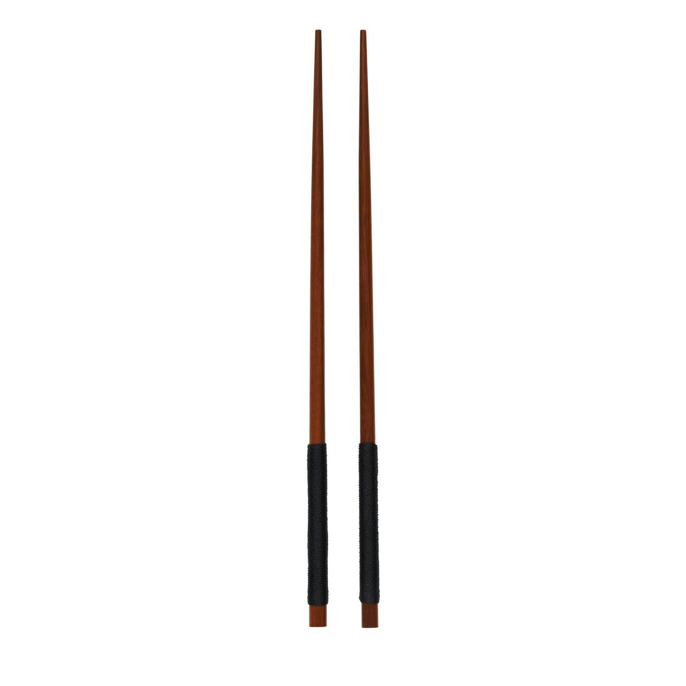 Sada 2 párů dřevěných hůlek WOOD DARK ASA Selection - hnědá