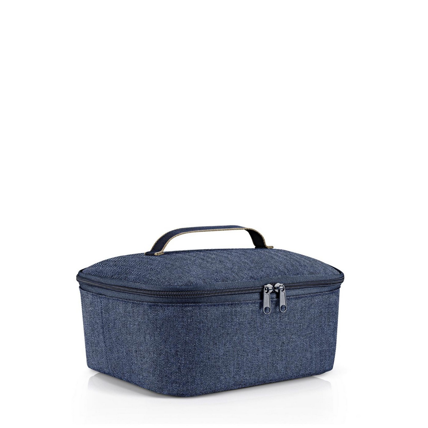 Chladící taška na jídlo Reisenthel Coolerbag M pocket Herringbone dark blue