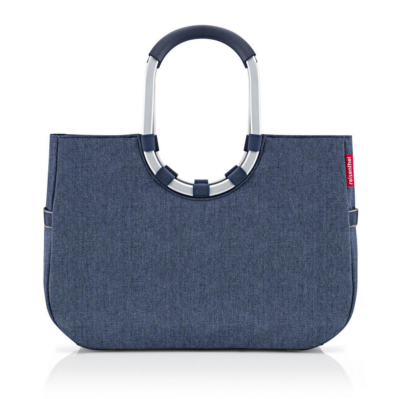 Nákupní taška Reisenthel Loopshopper L Herringbone dark blue