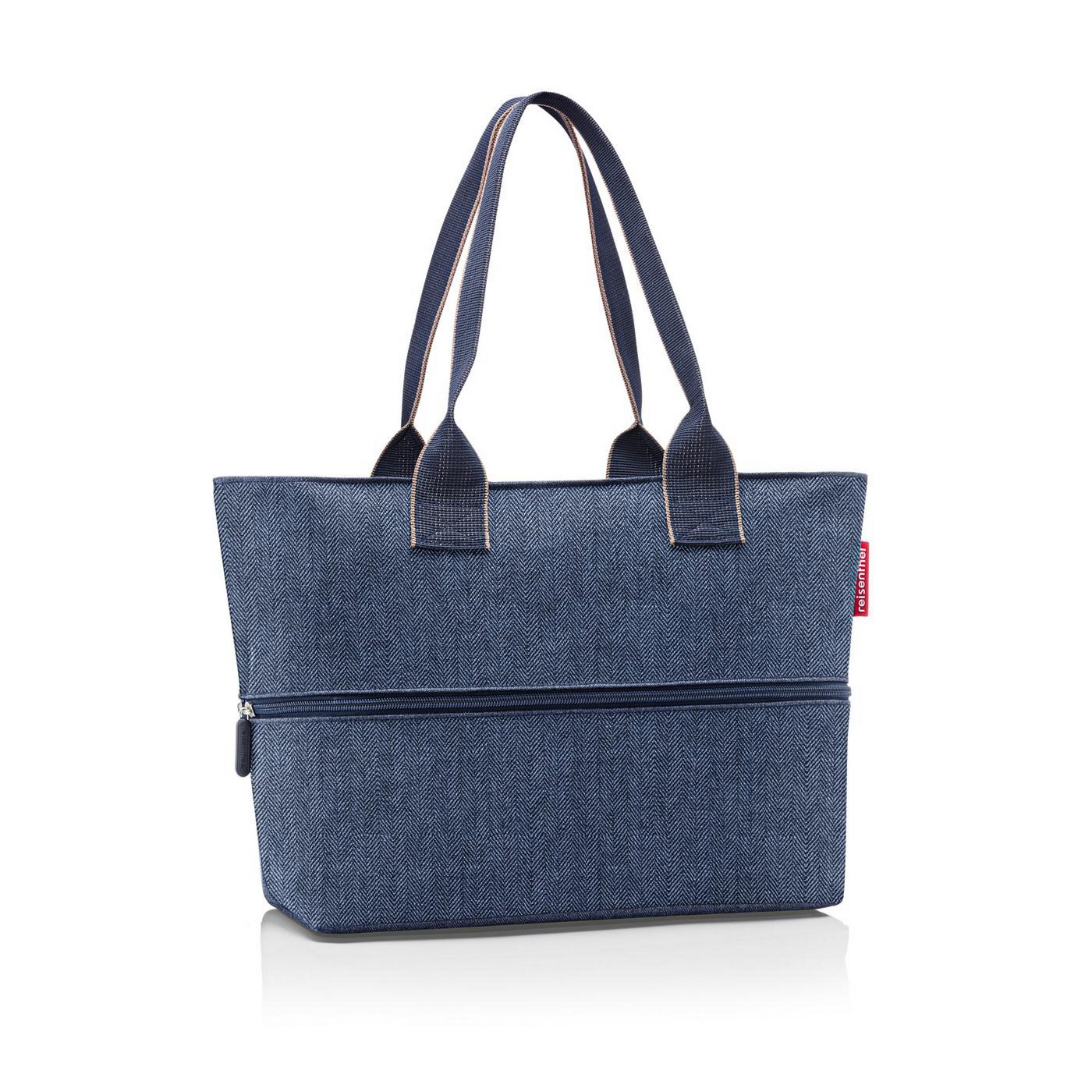 Kabelka Reisenthel Shopper e1 Herringbone dark blue