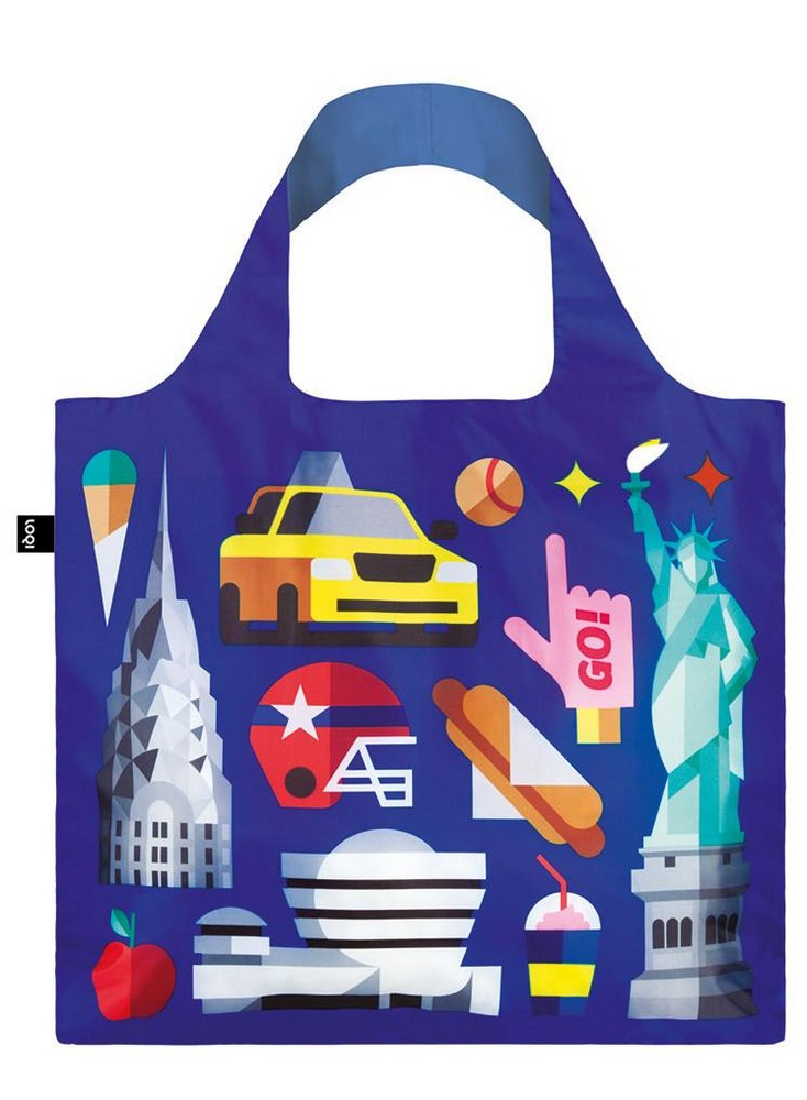 Skládací nákupní taška LOQI HEY STUDIO New York