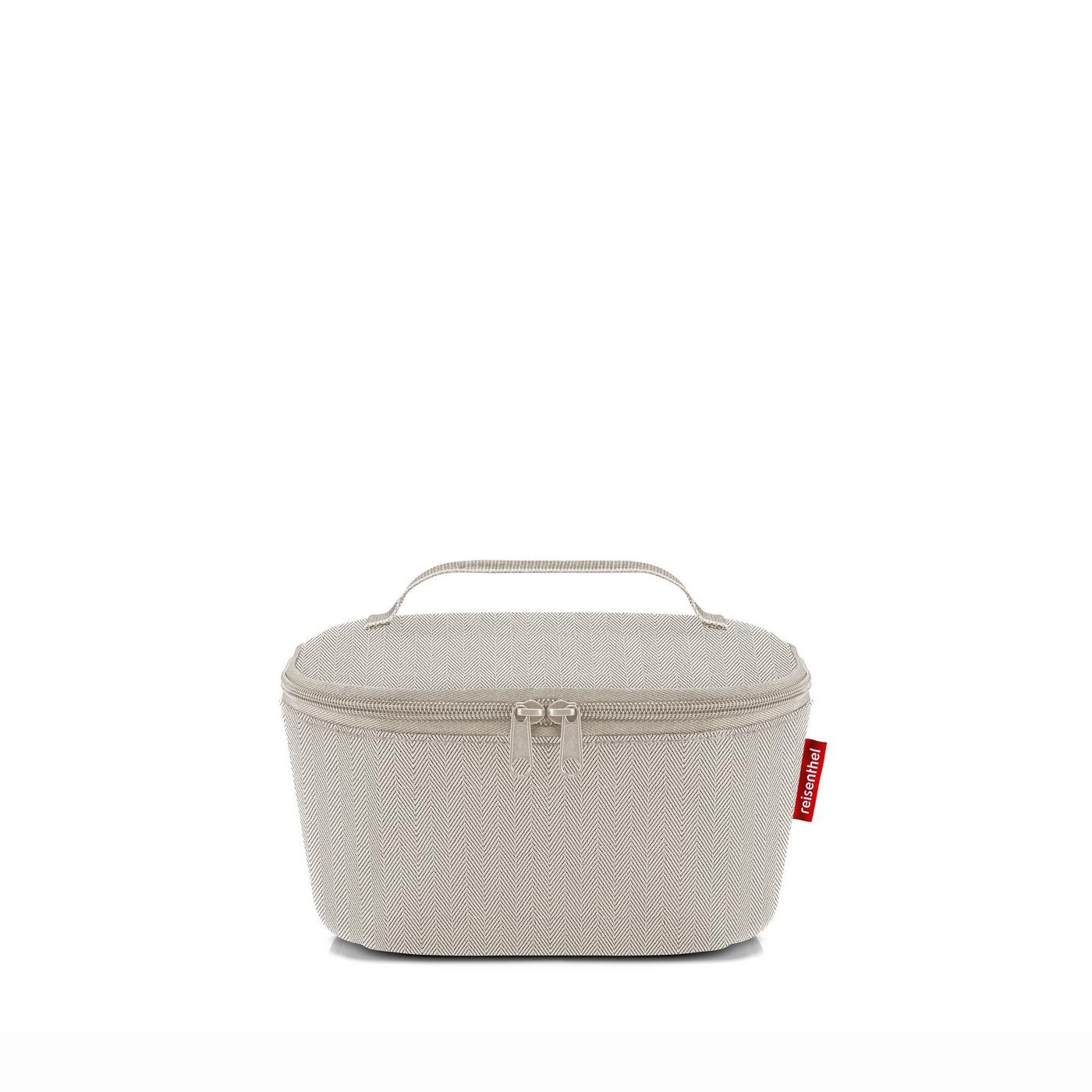 Termobox Reisenthel Coolerbag S pocket Herringbone sand