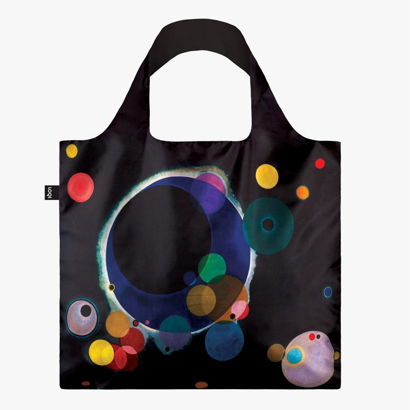 Skládací nákupní taška LOQI WASSILY KANDINSKY Several Circles