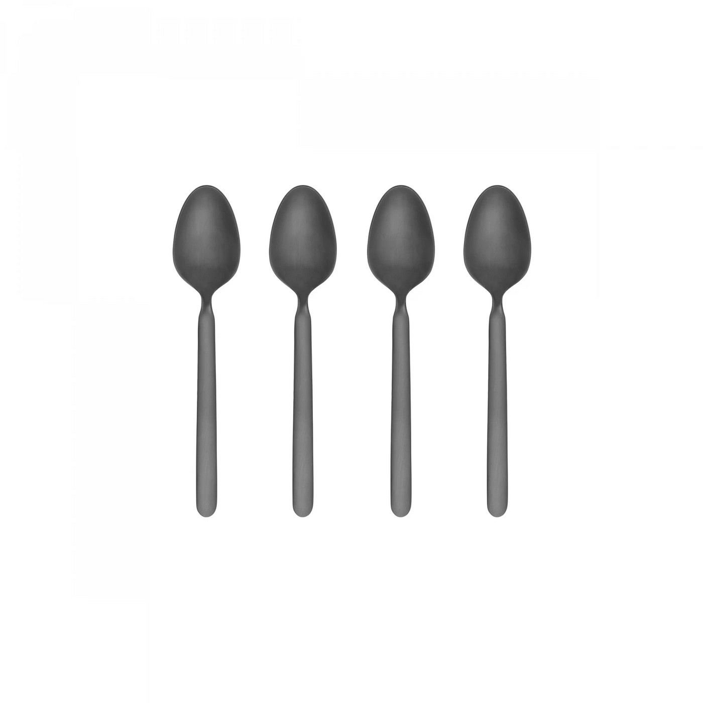 Sada 4 ks lžiček na espresso Blomus STELLA - černá