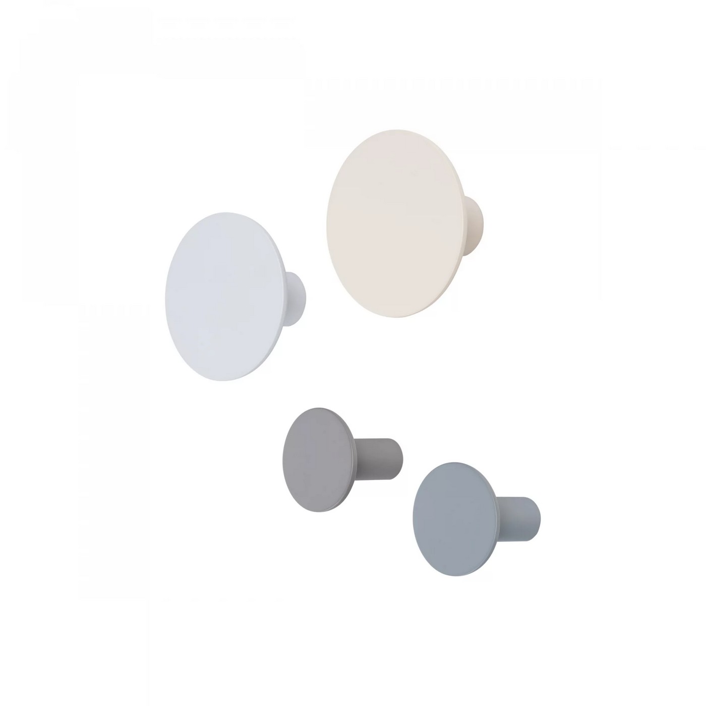 Sada 4 háčků na zeď Blomus PONTO - vícebarevná