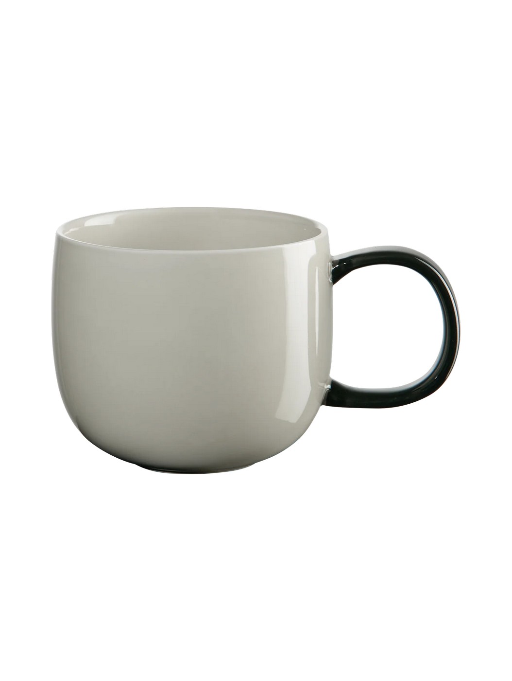 Porcelánový hrnek s uchem 400 ml JOY ASA Selection - šedý