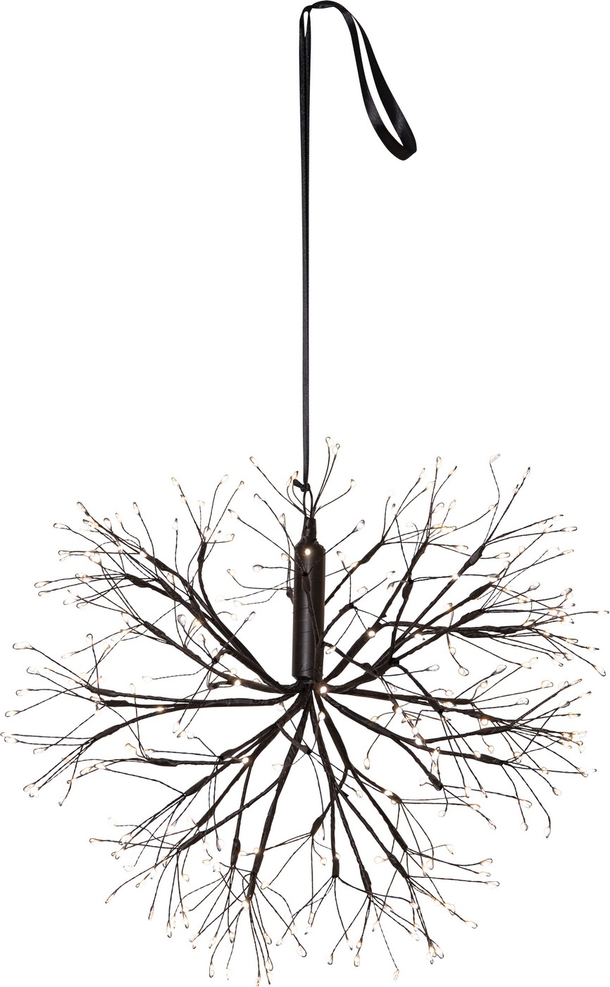 Závěsná LED dekorace průměr 40 cm Star Trading Stardust - černá