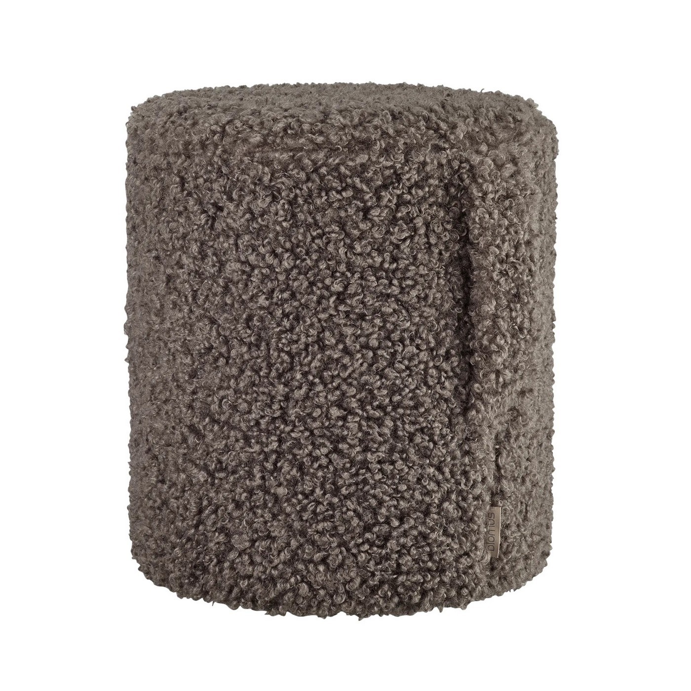 Taburet výška 40 cm Blomus TEDDY - tmavě hnědý