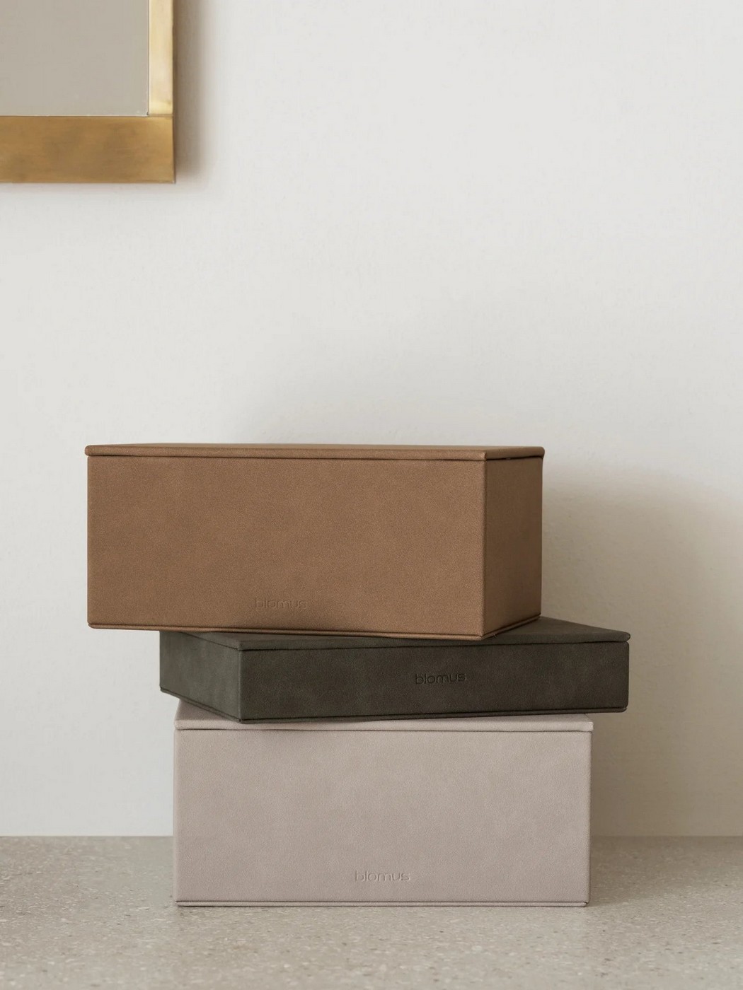 Šperkovnice výška 10 cm Blomus SAHLA - hnědá