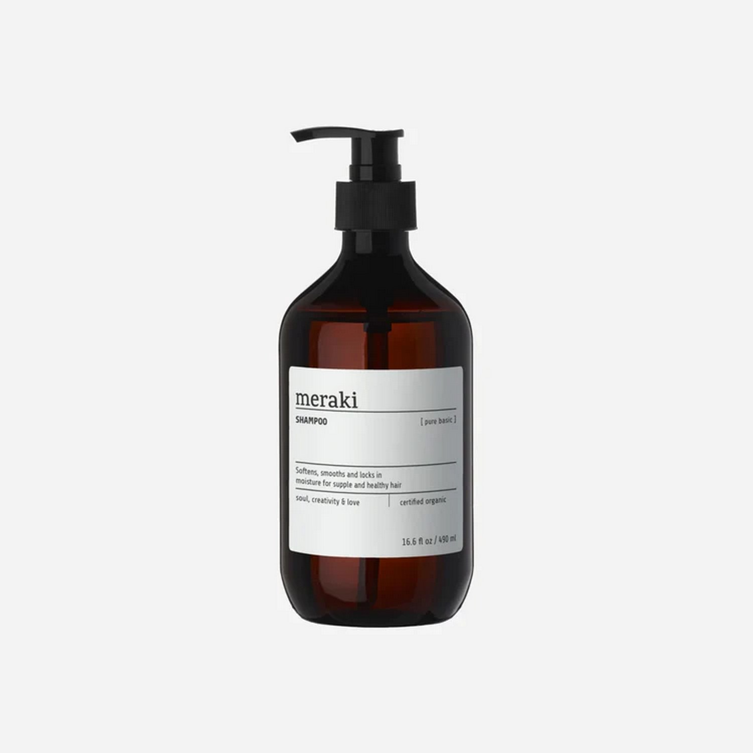 Šampon pro hydrataci a výživu vlasů 490 ml Meraki PURE BASIC