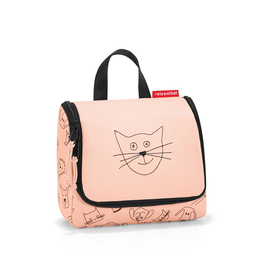 Dětská kosmetická taštička Reisenthel Toiletbag S kids Cats and dogs rose