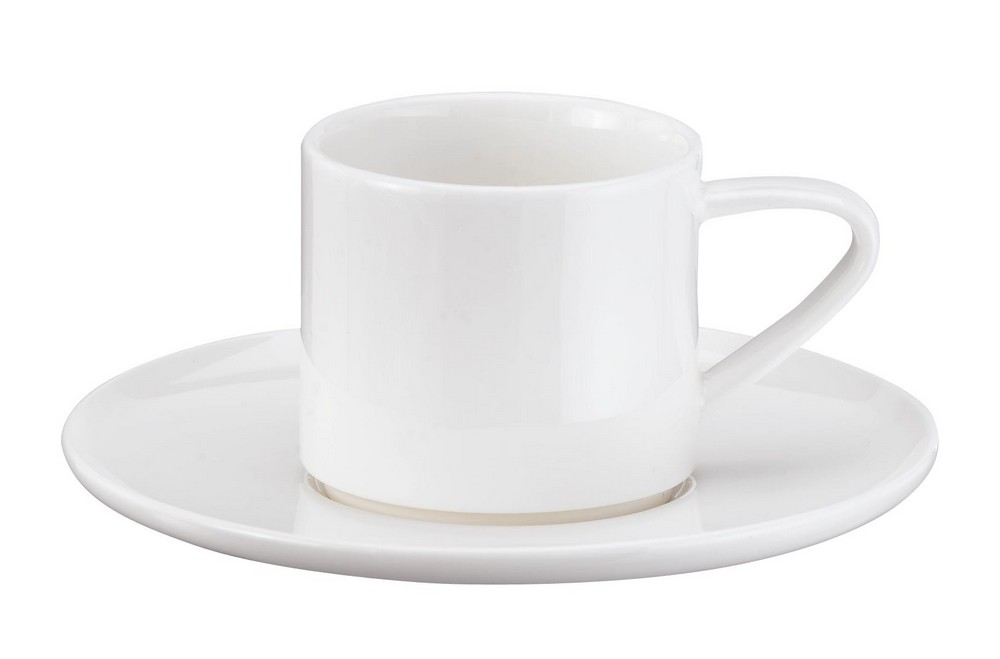 Hrníček na espresso s podšálkem 0,06 l A TABLE ASA Selection - bílý