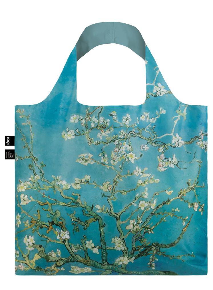 Skládací nákupní taška LOQI VAN GOGH Almond Blossom