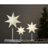 Dekorativní hvězda 68 cm STAR TRADING Karo - bílá #3