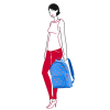 Skládací batoh Reisenthel Mini Maxi Rucksack Azure dots #3