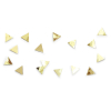 Dekorace na zeď Umbra CONFETTI TRIANGLES - zlatá #2
