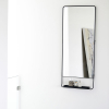 Zrcadlo s poličkou 110x45 cm CHIC House Doctor - černé