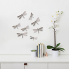 Dekorace na zeď Umbra WALLFLUTTER, 8ks - niklová #2
