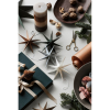 Závěsná vánoční dekorace průměr 15 cm Broste STAR-S - přírodní #2