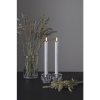 LED starožitná svíčka 2 ks s časovačem výška 25 cm Star Trading Flamme -bílá #5