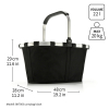 Nákupní košík Reisenthel Carrybag Frame Platinum/Black #8