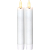 Sada 2 ks LED svíček výška 15 cm Star Trading Flamme - bílá #2