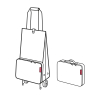 Nákupní taška na kolečkách Reisenthel Foldabletrolley Dots white #5