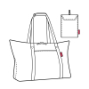 Skládací cestovní taška Reisenthel Mini Maxi Travelbag Dots white #7