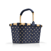 Nákupní košík Reisenthel Carrybag Frame Metallic dots blue #4