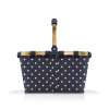 Nákupní košík Reisenthel Carrybag Frame Metallic dots blue