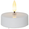 Čajová LED svíčka s časovačem 2 ks výška 5,5 cm Star Trading Flamme - bílá #3