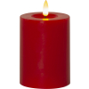 Vosková LED svíčka s časovačem výška 12,5 cm Star Trading Flamme Flow - červená #2