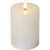 Vosková LED svíčka s časovačem výška 12,5 cm Star Trading Flamme Flow - bílá #2