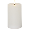 Vosková LED svíčka s časovačem výška 15 cm Star Trading Flamme Flow - bílá #2