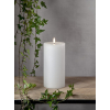 Vosková LED svíčka s časovačem výška 22,5 cm cm Star Trading Flamme Flow - bílá #3