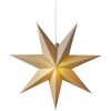 Vánoční papírová hvězda průměr 45 cm Star Trading Plain - béžová #2