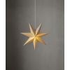 Vánoční papírová hvězda průměr 45 cm Star Trading Plain - béžová