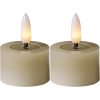 Čajová LED svíčka 2 ks Star Trading Flamme Flow - béžová #2
