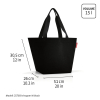 Nákupní taška přes rameno Reisenthel Shopper M Glossy dots black #6