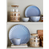 Kameninový dezertní talíř průměr 20 cm LATINA Bloomingville - světle modrý #5