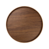 Dřevěný servírovací podnos průměr 40 cm WOOD DARK ASA Selection - hnědý #2