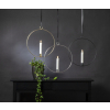 Závěsná světelná LED dekorace výška 30 cm Star Trading Flamme Ring - mosazná #8