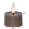 Sada 2 ks LED čajových svíček Star Trading Flamme Flow - hnědá #4