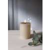 Vosková LED svíčka s časovačem výška 12,5 cm Star Trading Flamme Flow - béžová #2
