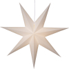 Papírová hvězda průměr 60 cm Star Trading Mika - bílá #3