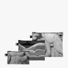 Taštičky na zip 3 ks LOQI STATUE Marble Bodies
