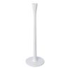 Kovový svícen výška 25 cm Gasper - bílý